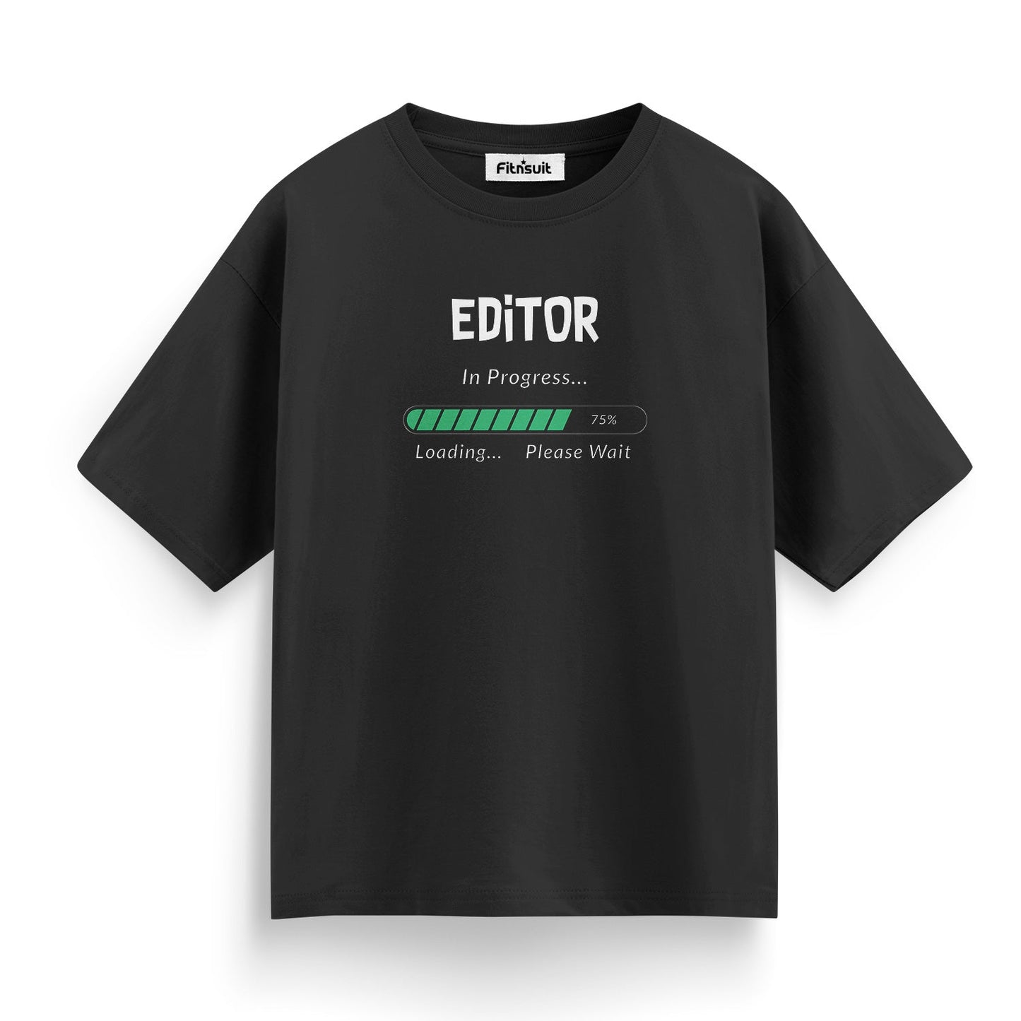 Editor In Progress Loading Bar T-Shirt for Video Editor