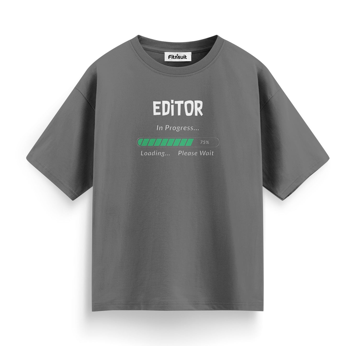 Editor In Progress Loading Bar T-Shirt for Video Editor