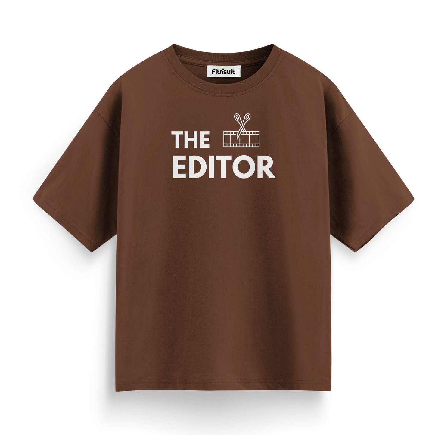 The Editor Minimal Typography T-Shirt for Video Editor