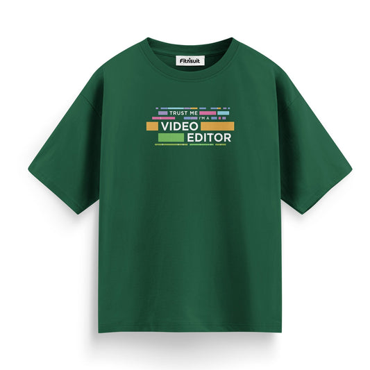 Trust Me I'm a Video Editor Color Bar T-Shirt for Video Editor