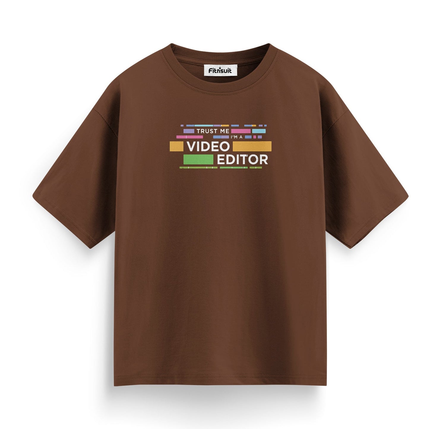 Trust Me I'm a Video Editor Color Bar T-Shirt for Video Editor