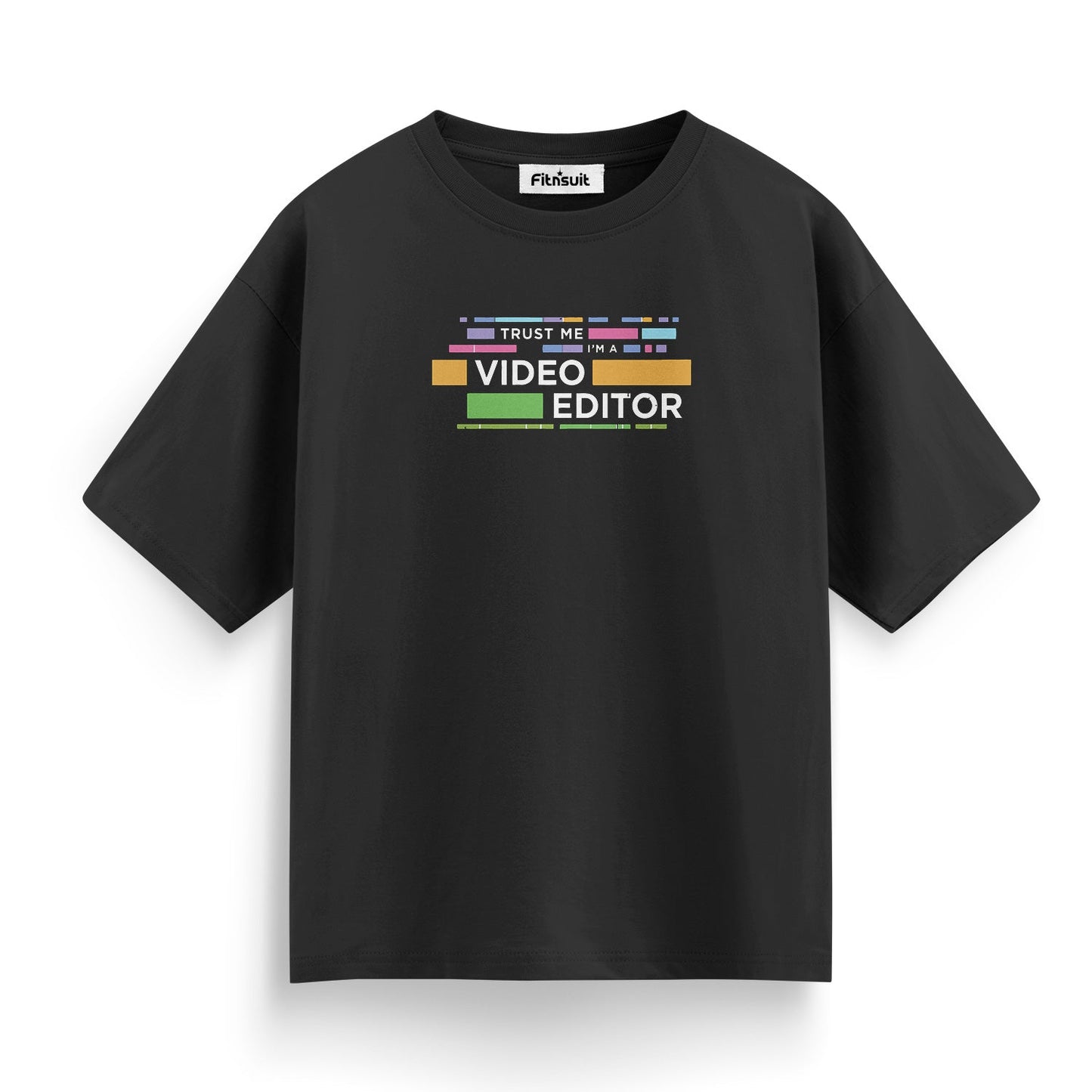 Trust Me I'm a Video Editor Color Bar T-Shirt for Video Editor