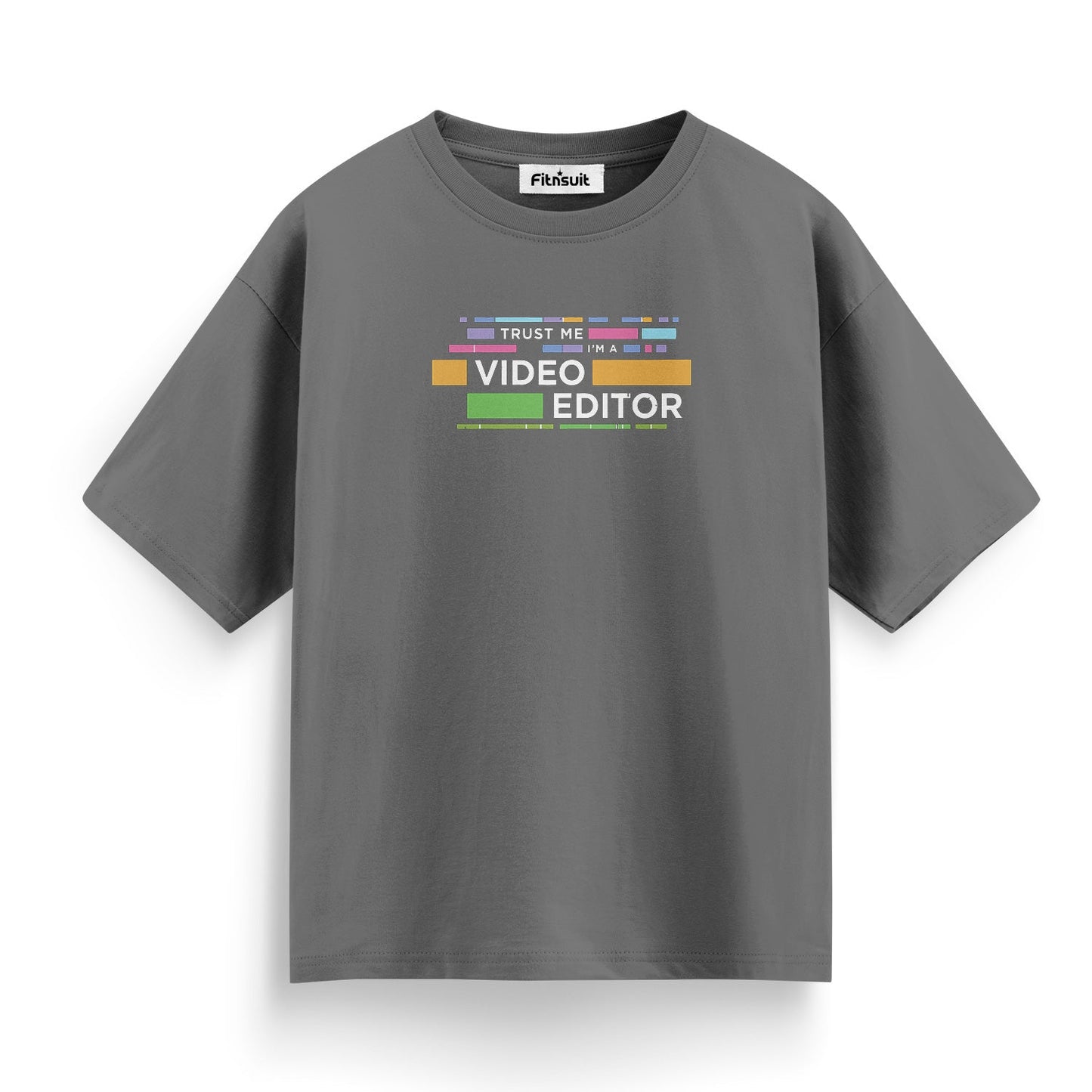 Trust Me I'm a Video Editor Color Bar T-Shirt for Video Editor