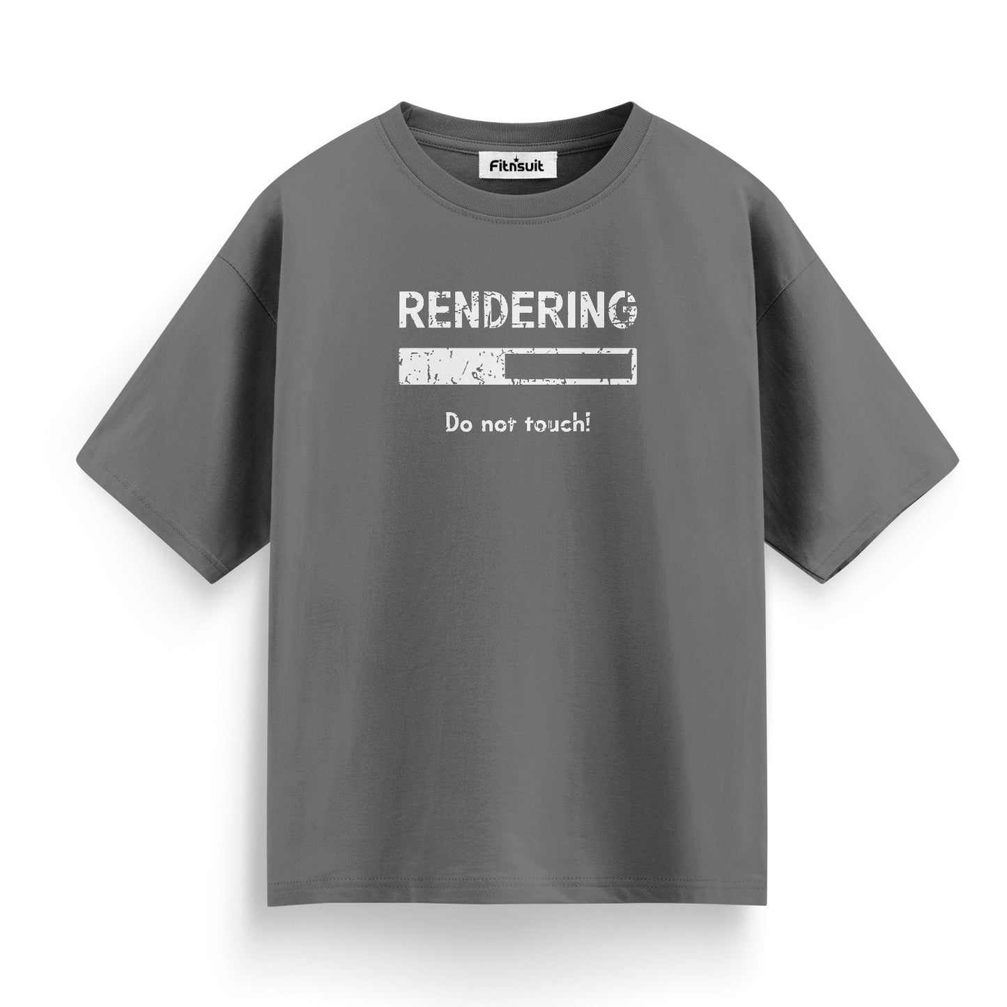 Rendering Do Not Touch Progress Bar T-Shirt for Video Editor