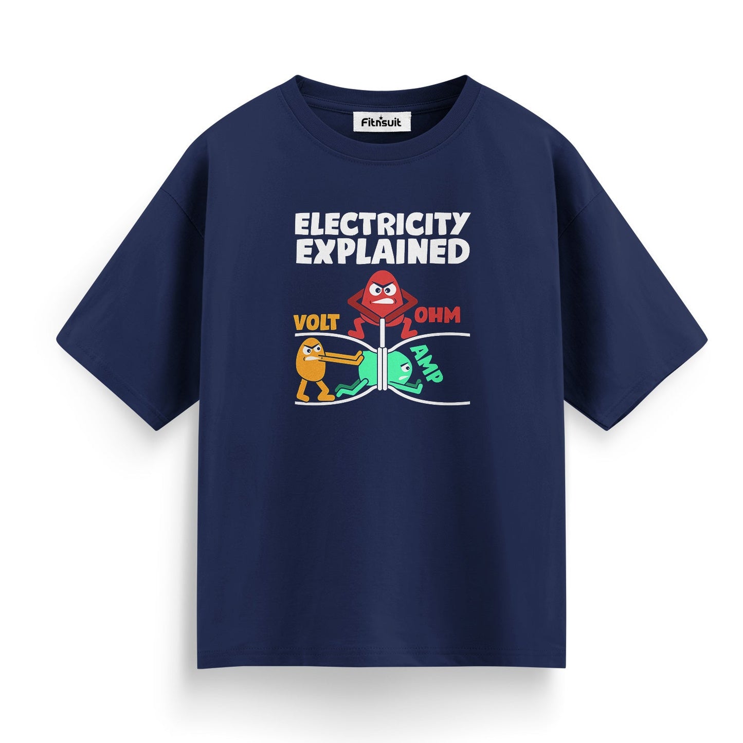 Electricity Explained Volt Ohm Amp Electronics EnginElectrical Engineerring T Shirt