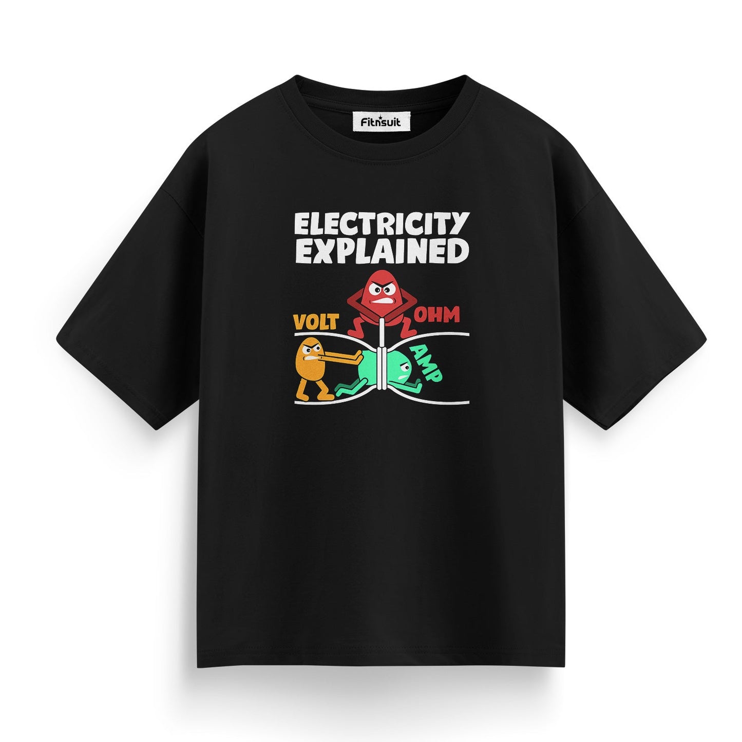 Electricity Explained Volt Ohm Amp Electronics EnginElectrical Engineerring T Shirt