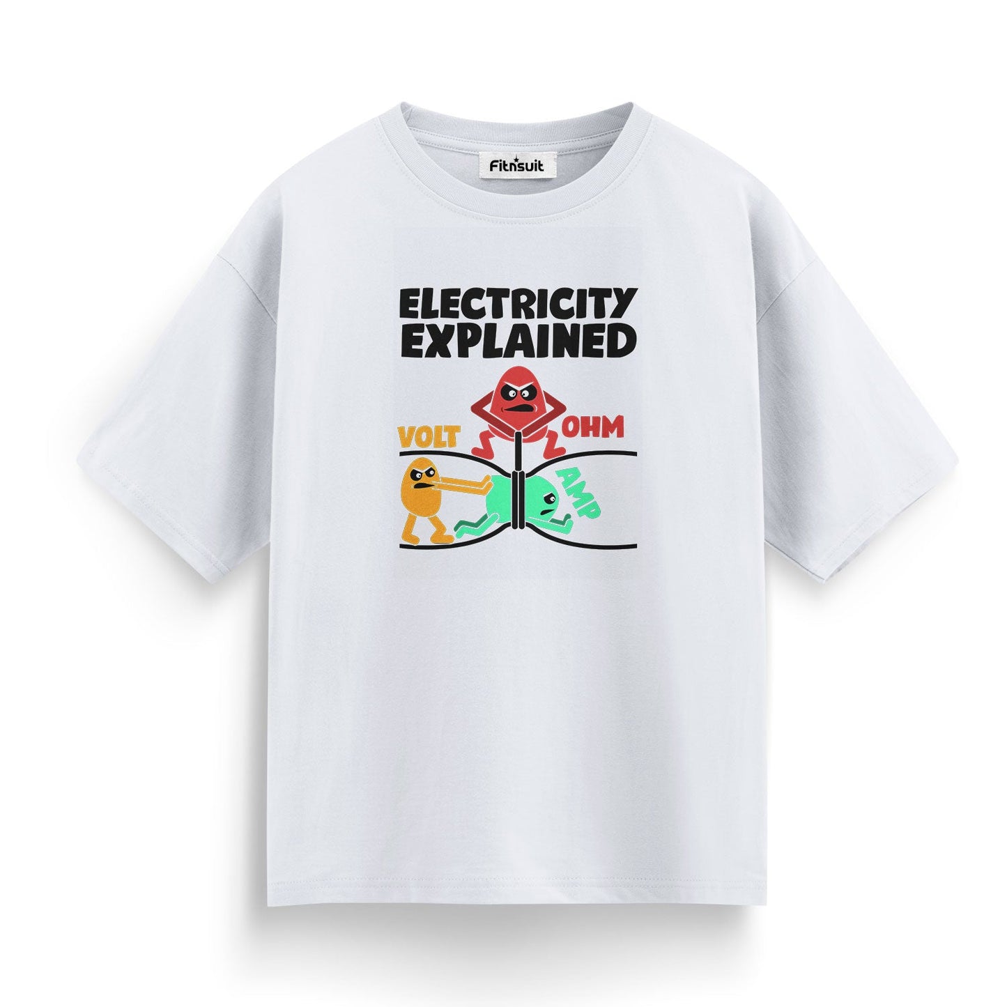 Electricity Explained Volt Ohm Amp Electronics EnginElectrical Engineerring T Shirt