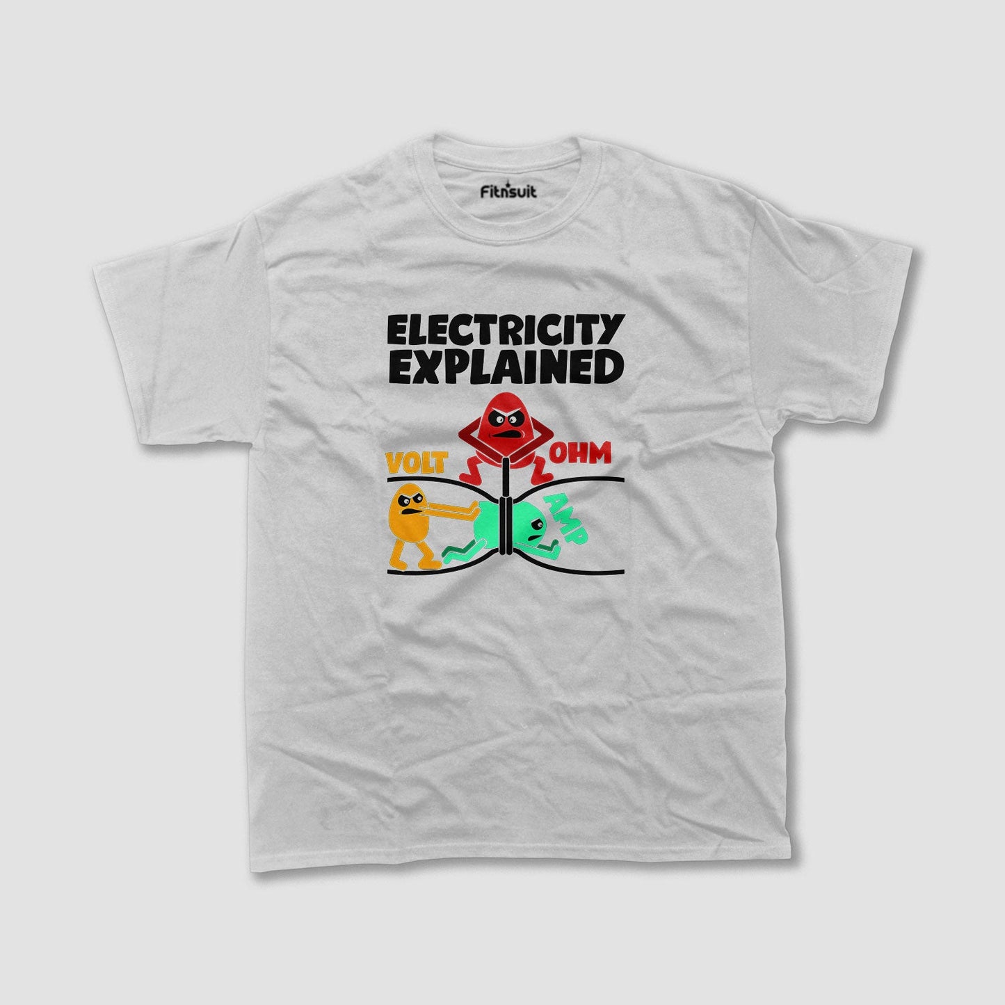 Electricity Explained Volt Ohm Amp Electronics EnginElectrical Engineerring T Shirt