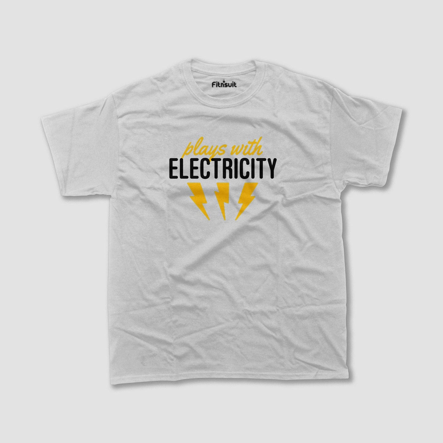 Plays With Electricity Fun Electrical T Shirt