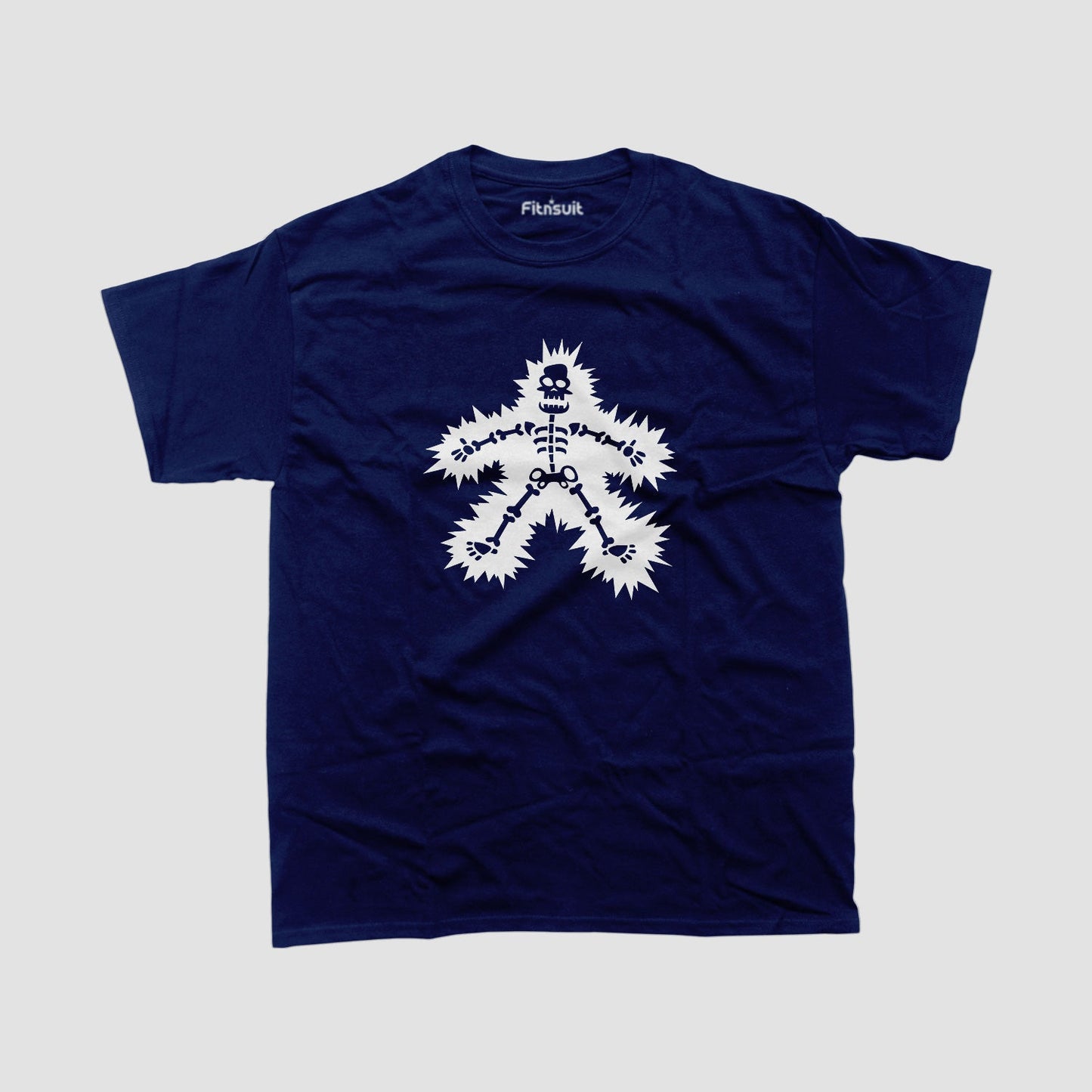 Skeleton Shocked Electrical Humor T Shirt