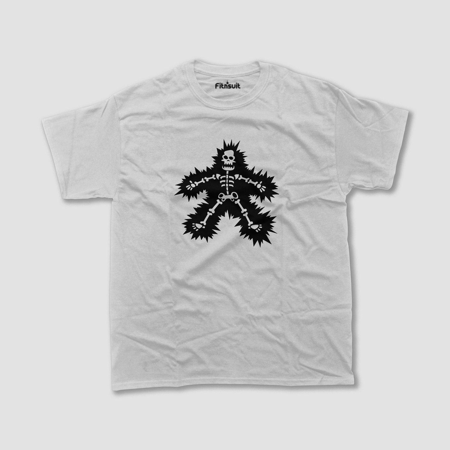 Skeleton Shocked Electrical Humor T Shirt