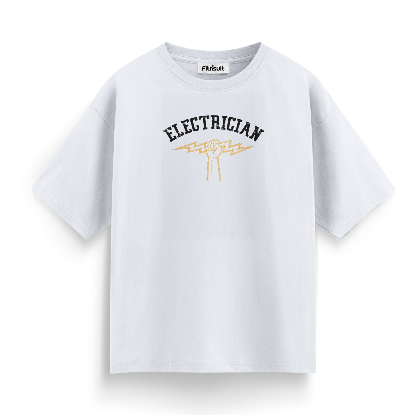 Raised Fist Electrician Power T Shirt