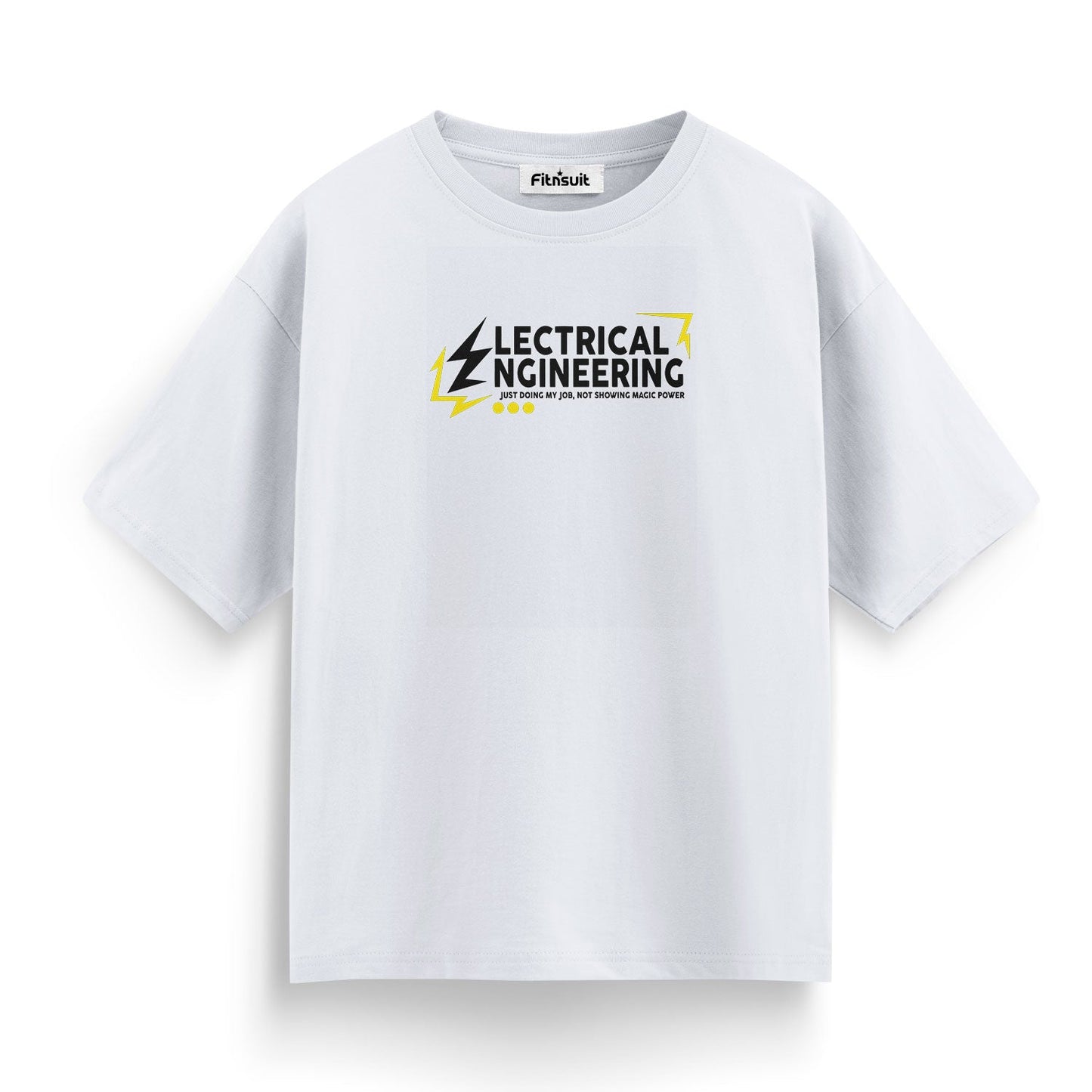 Electrical EnginElectrical Engineerring Bold Yellow Lightning T Shirt