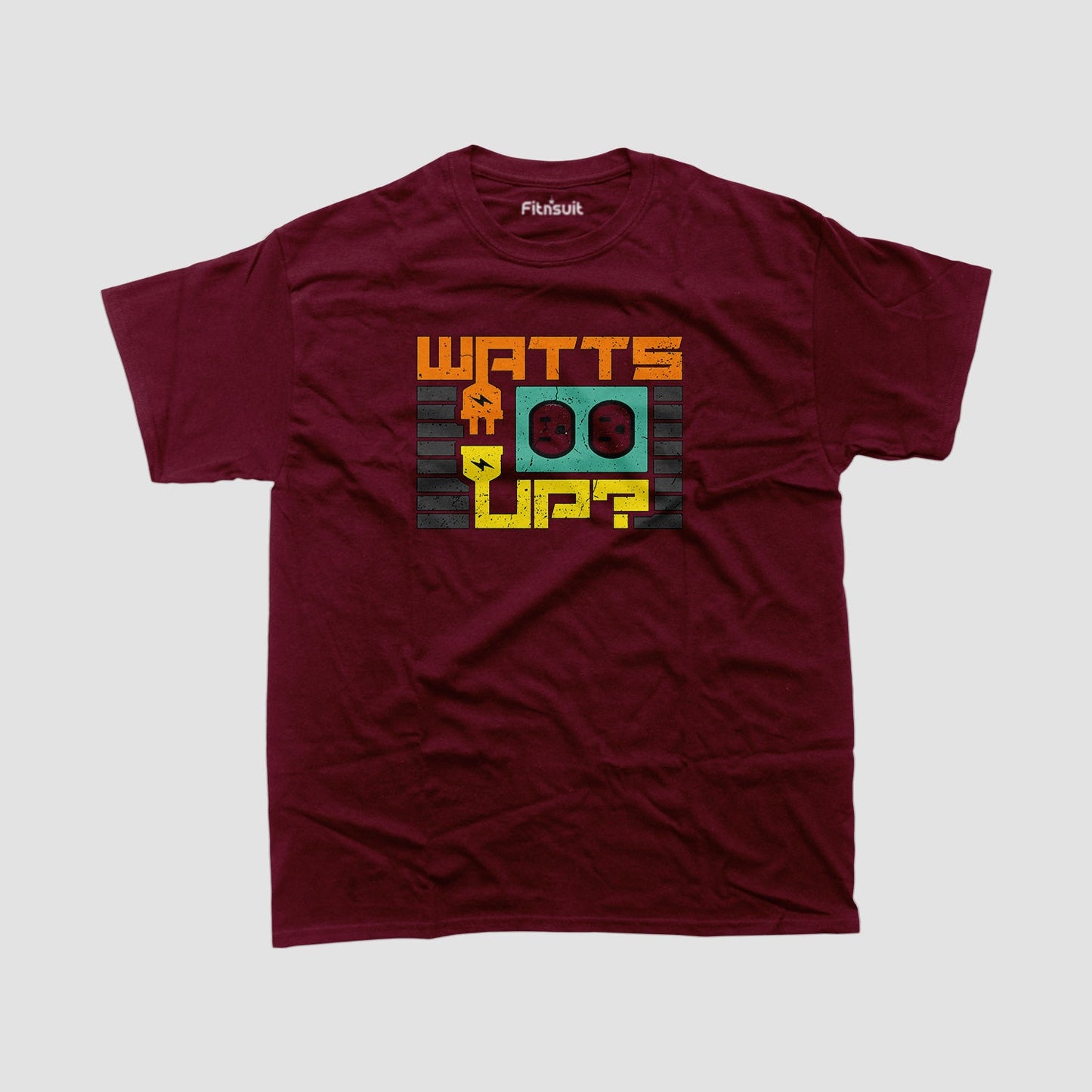 Watts Up Funny Electrical T Shirt