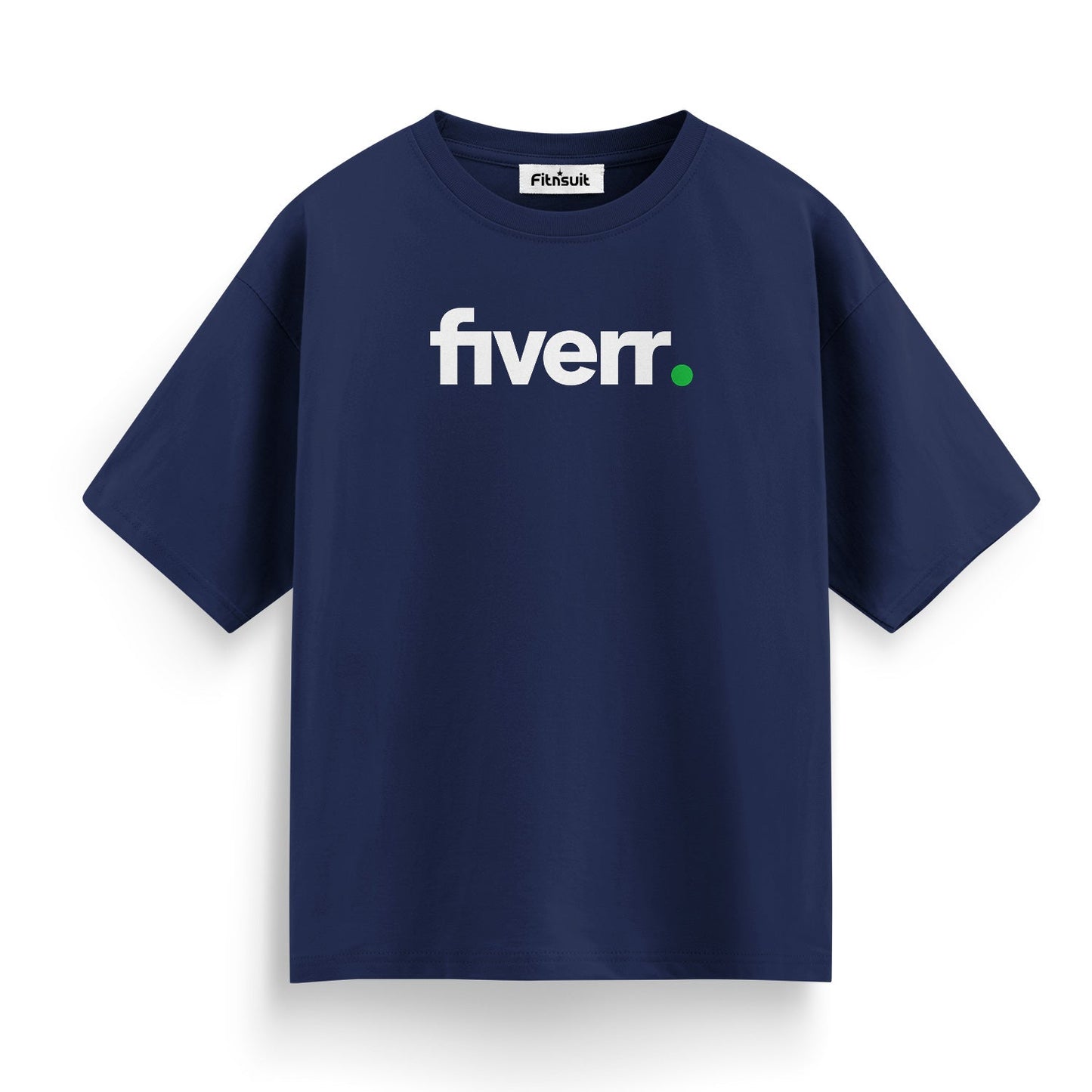 Fiverr White Text on Black Background Freelancer T-Shirt