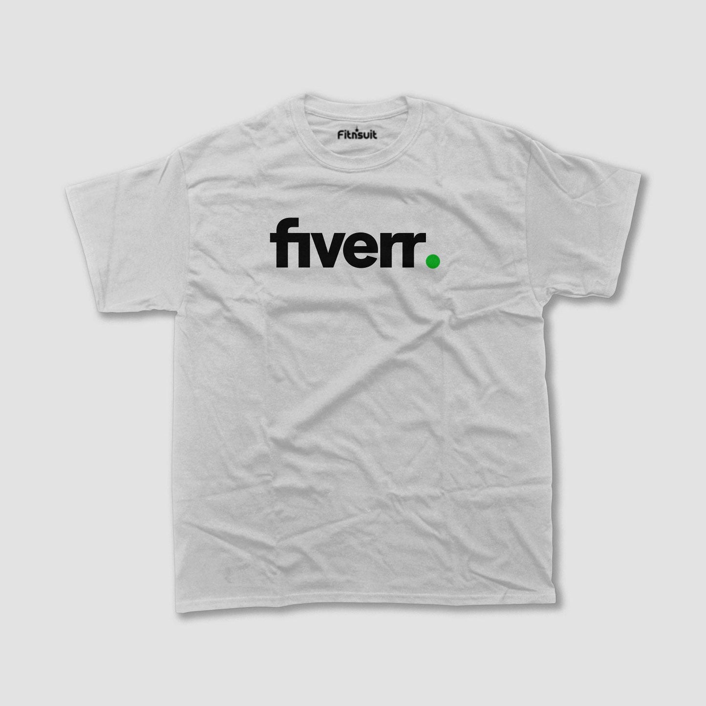 Fiverr White Text on Black Background Freelancer T-Shirt