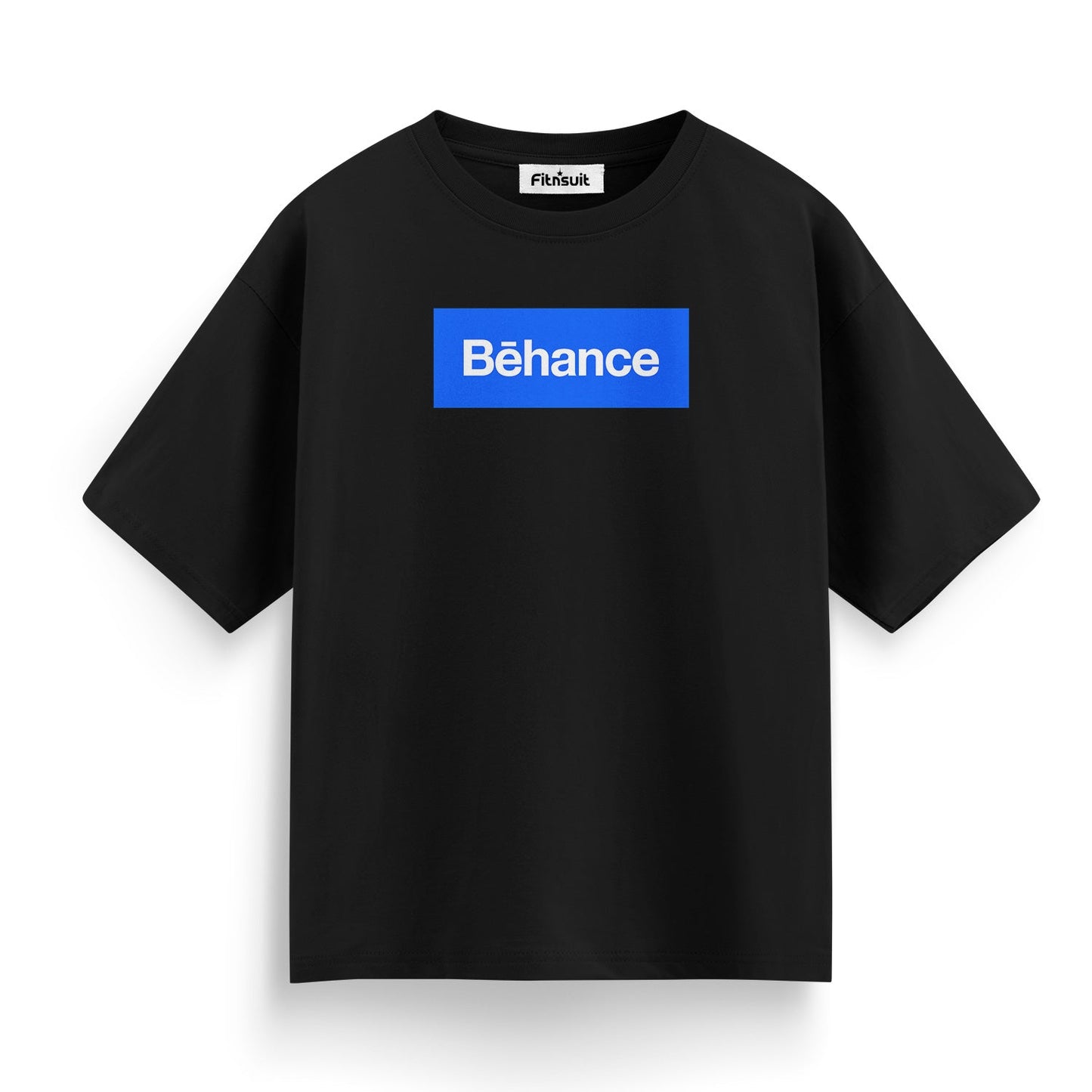 Behance Text Logo on Blue Freelancer T-Shirt
