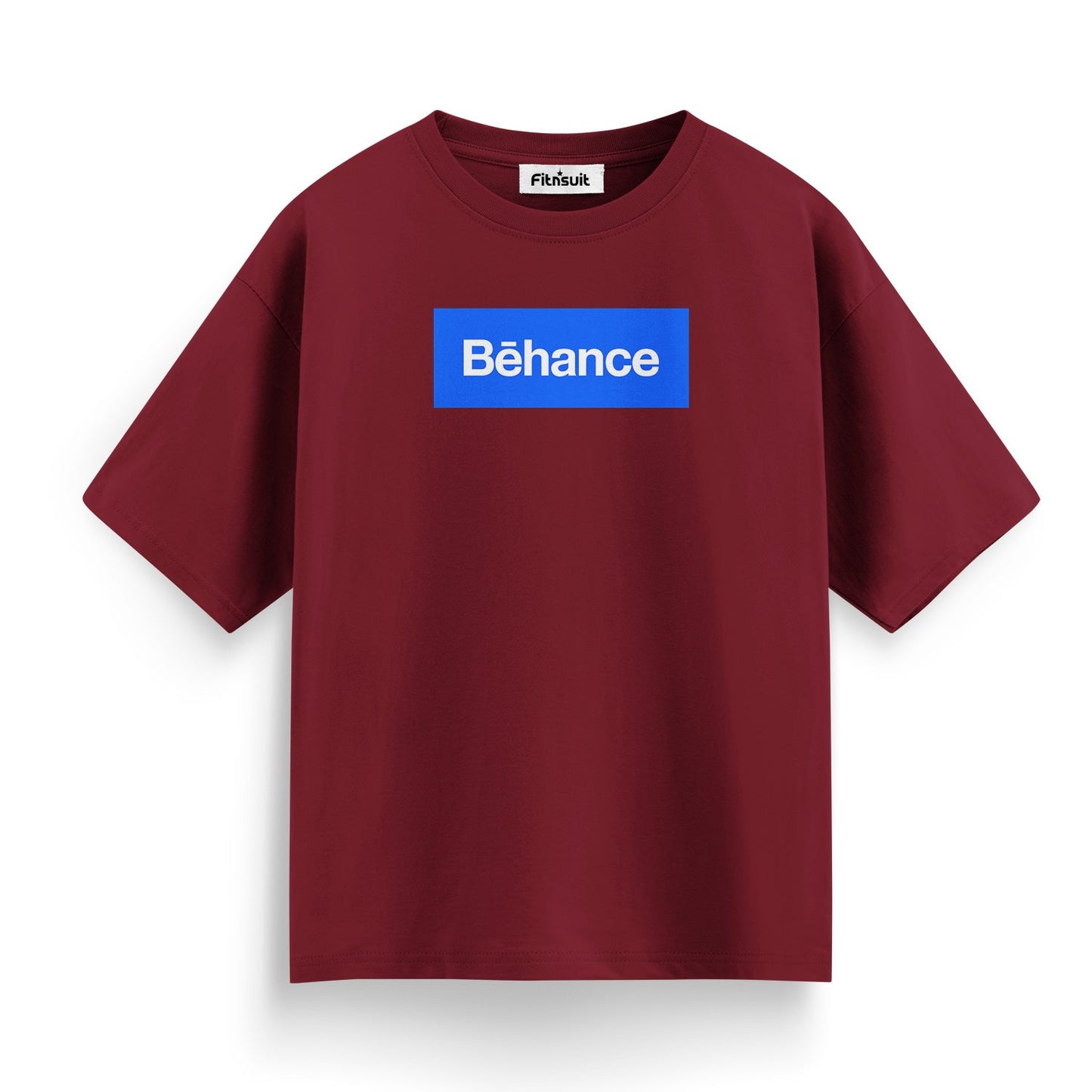 Behance Text Logo on Blue Freelancer T-Shirt