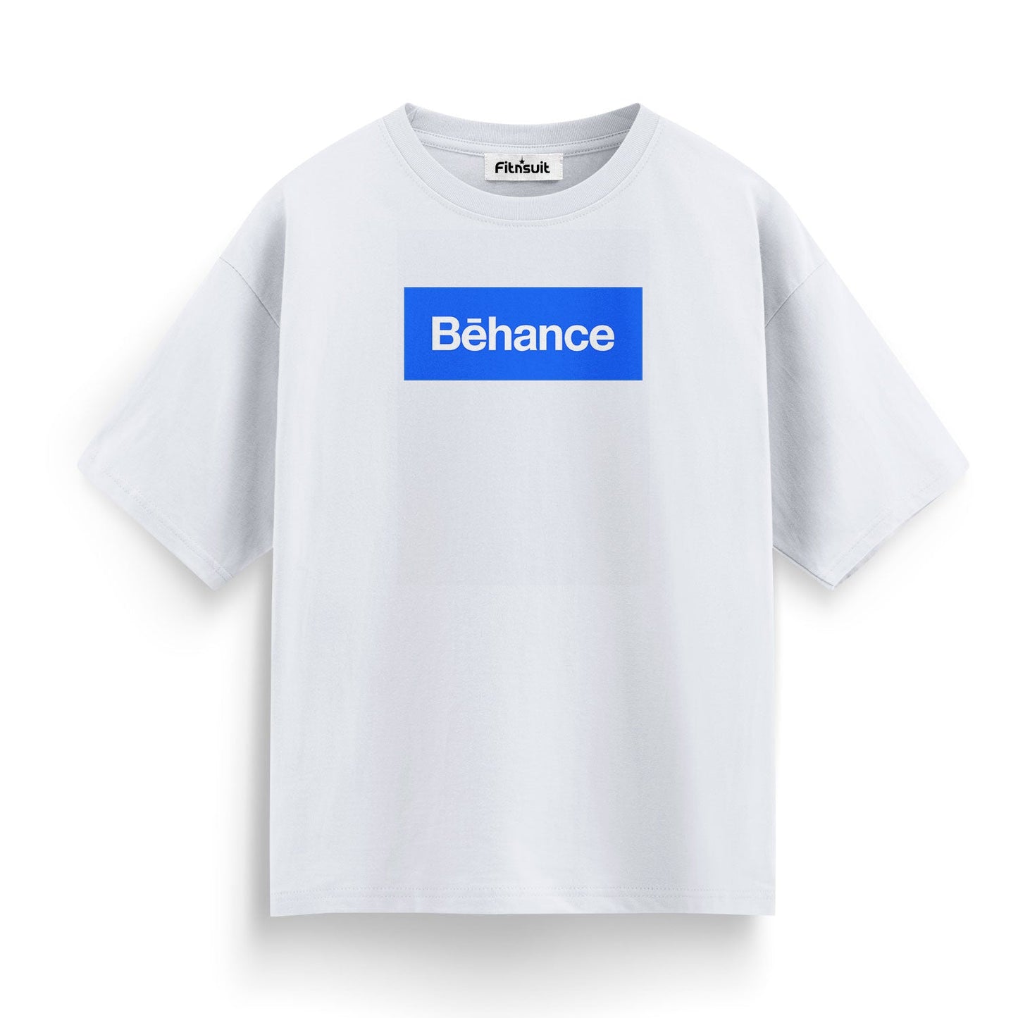 Behance Text Logo on Blue Freelancer T-Shirt