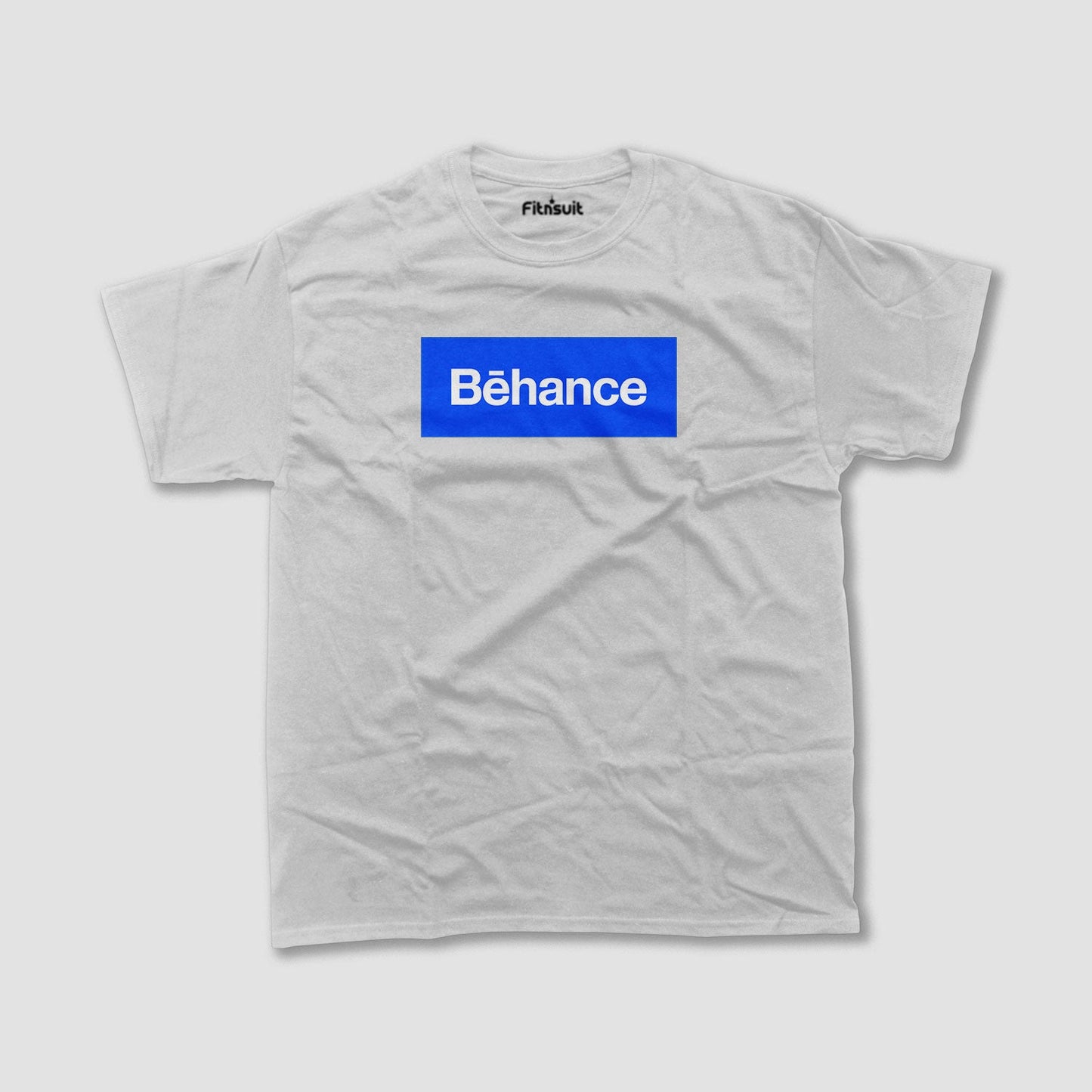 Behance Text Logo on Blue Freelancer T-Shirt