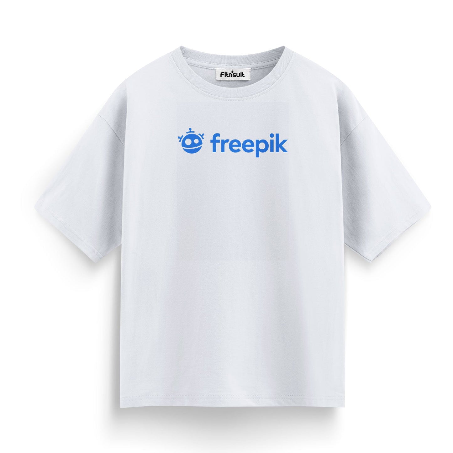 Freepik Logo with Blue Star Icon Freelancer T-Shirt