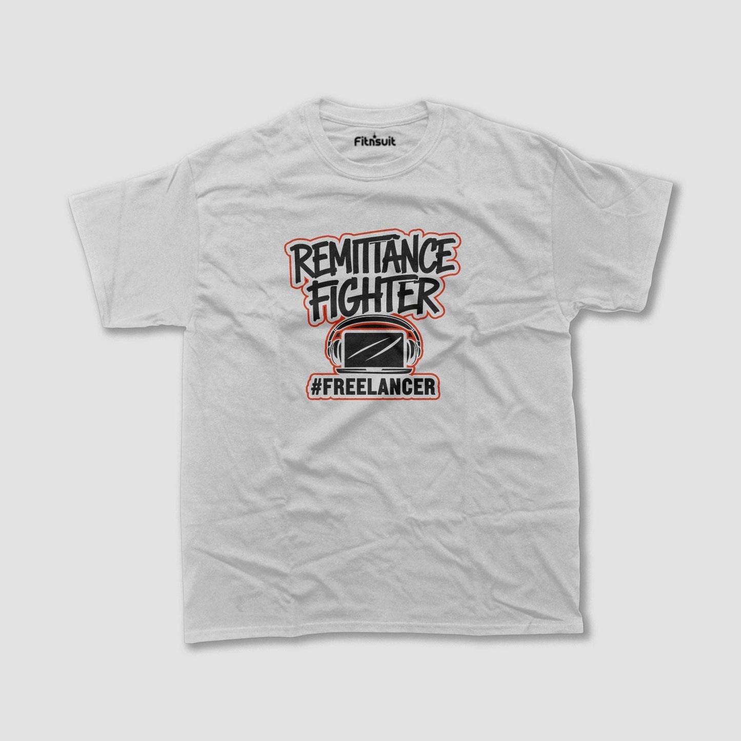 Remittance Fighter Minimalist Badge Freelancer T-Shirt