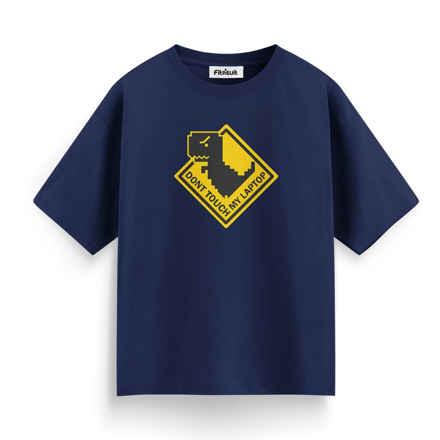 Don’t Touch My Laptop Warning Sign Freelancer T-Shirt