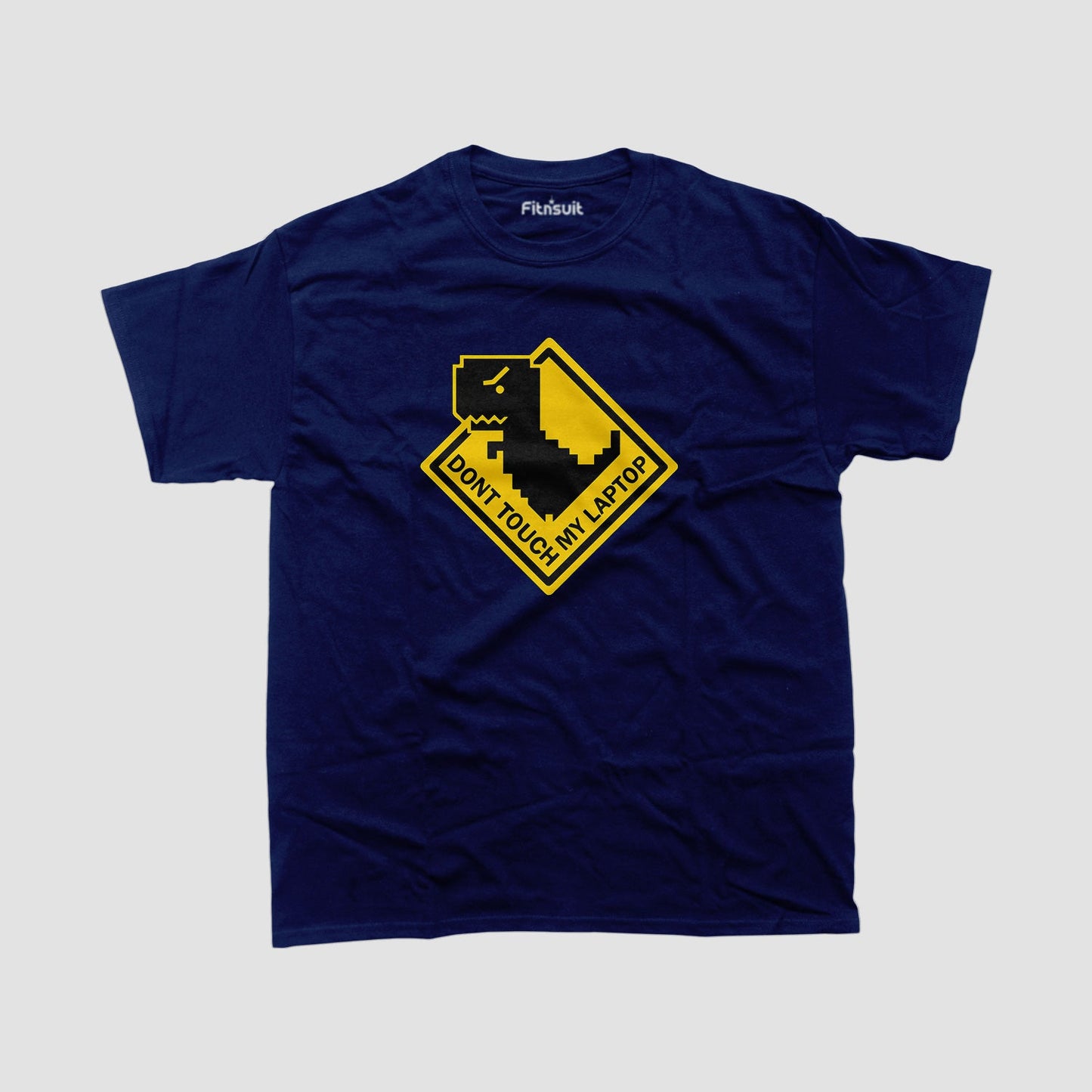 Don’t Touch My Laptop Warning Sign Freelancer T-Shirt