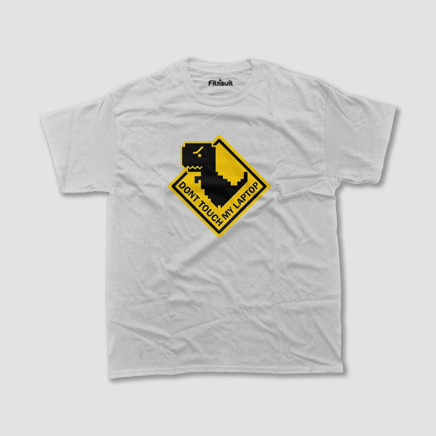 Don’t Touch My Laptop Warning Sign Freelancer T-Shirt