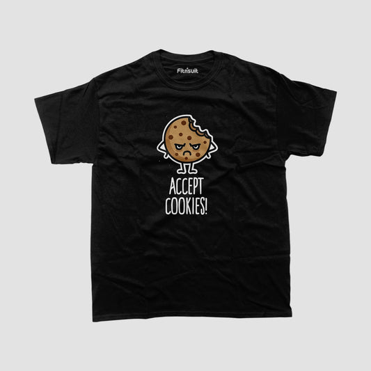 Accept Cookies Cute Cookie Pop-up Freelancer T-Shirt