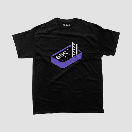 Escape Key Pool Float Illustration Freelancer T-Shirt