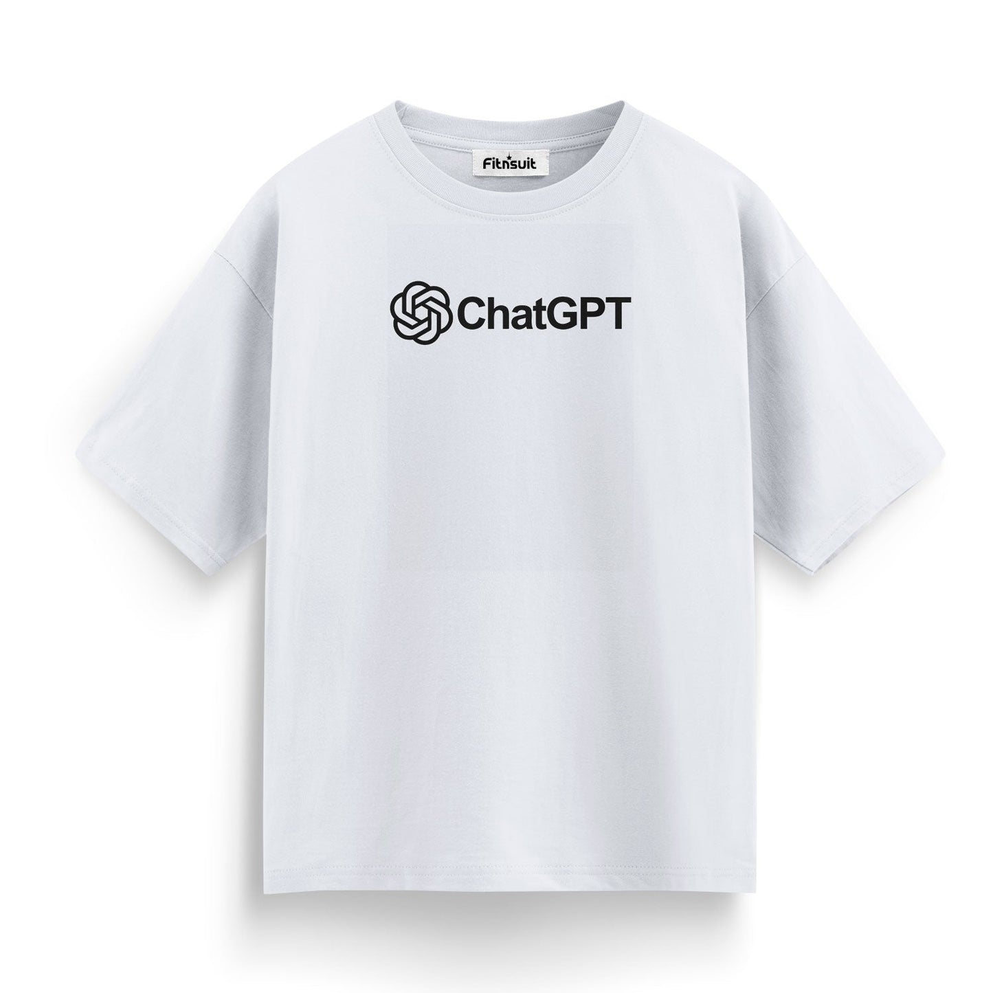 ChatGPT Logo White on Black Freelancer T-Shirt