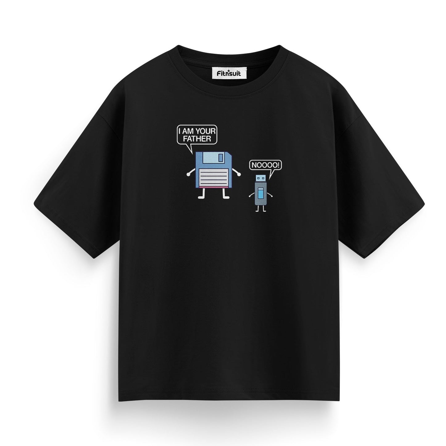 I Am Your Father Floppy Disk USB Joke Freelancer T-Shirt