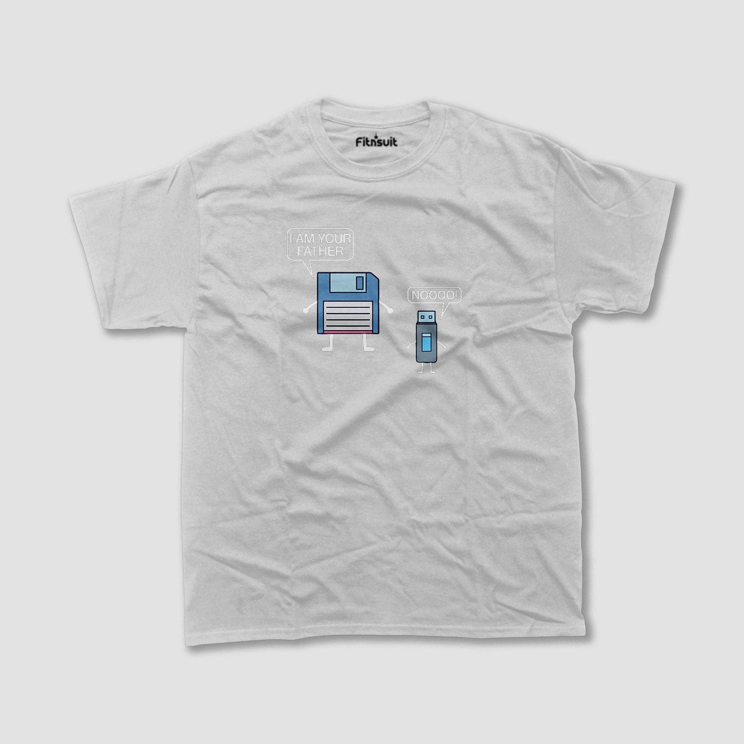 I Am Your Father Floppy Disk USB Joke Freelancer T-Shirt