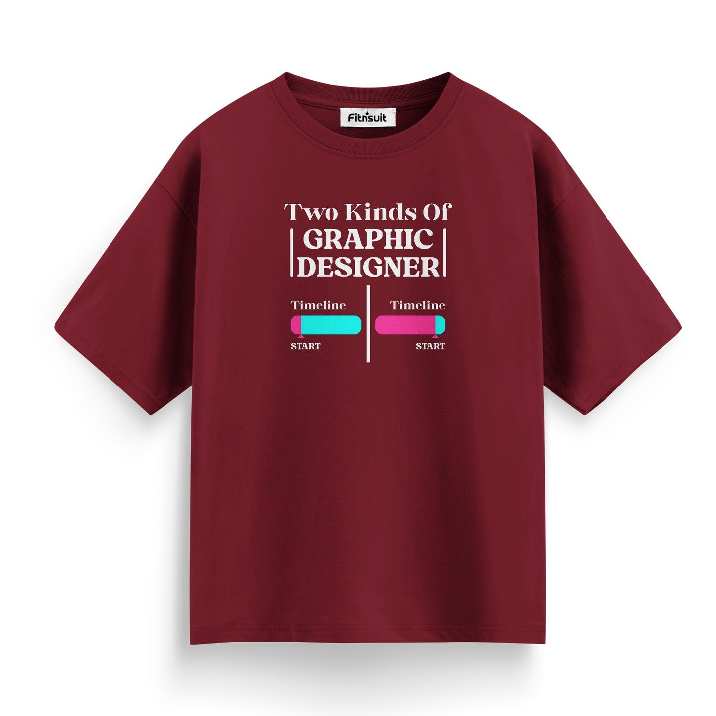 Two Kinds of Graphic Designer – Timeline Joke Graphic Designer T-Shirt