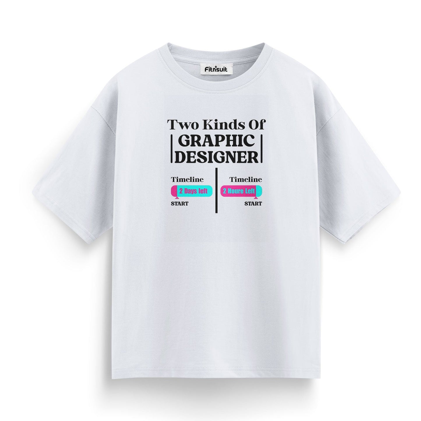 Two Kinds of Graphic Designer – Timeline Joke Graphic Designer T-Shirt