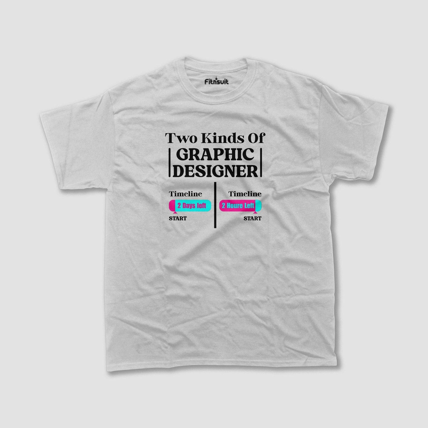 Two Kinds of Graphic Designer – Timeline Joke Graphic Designer T-Shirt