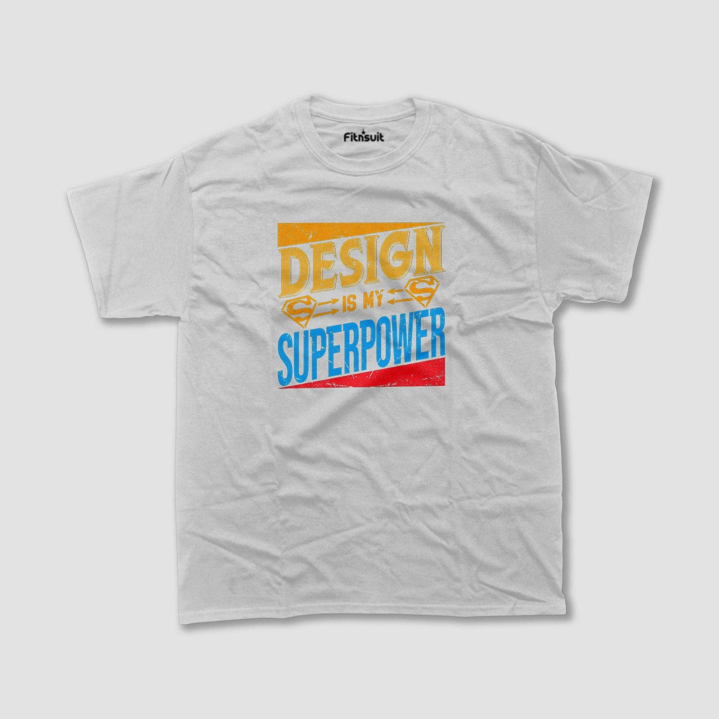 Design Is My Superpower Bold Comic Style Graphic Designer T-Shirt