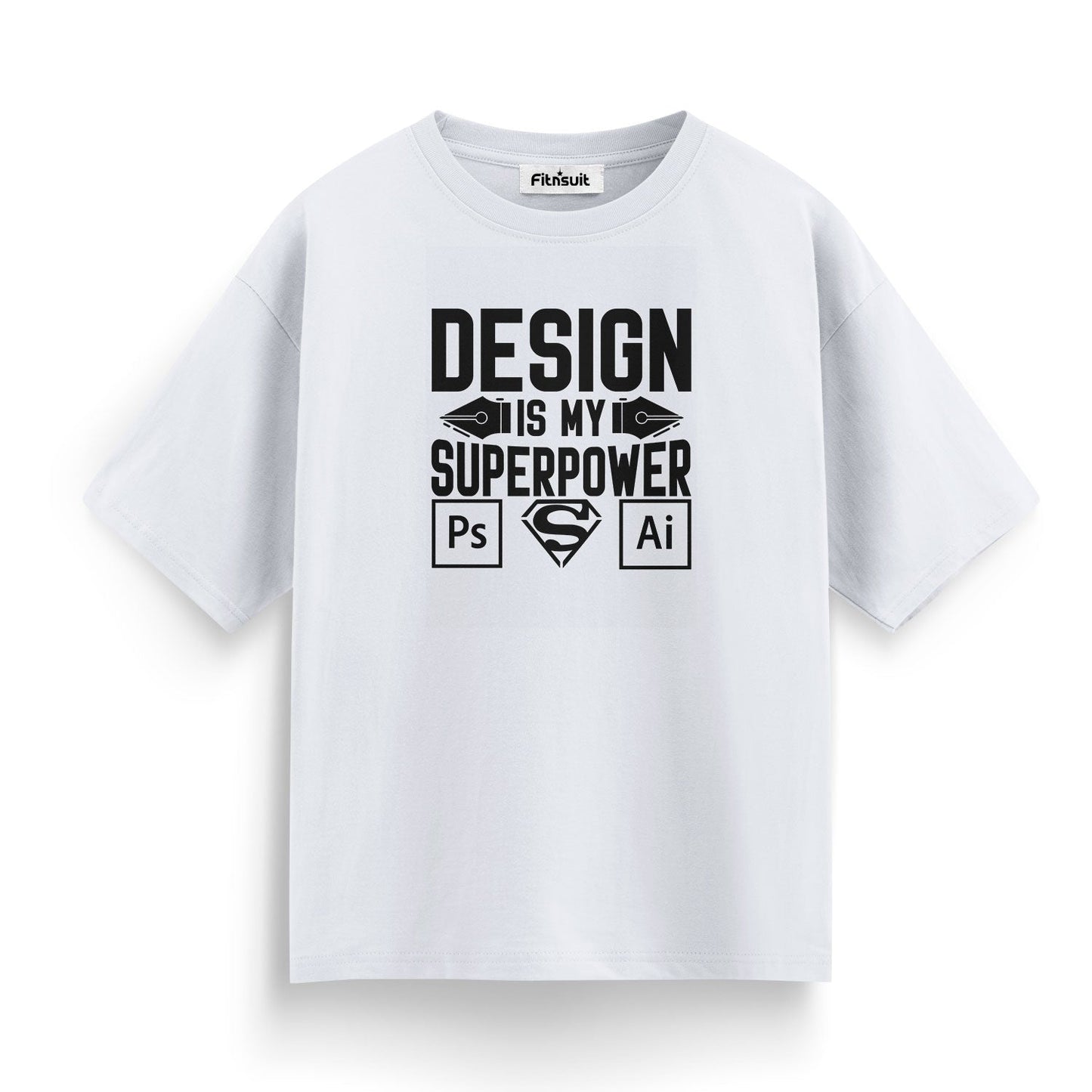 Design Is My Superpower – Ps Ai Icons Graphic Designer T-Shirt