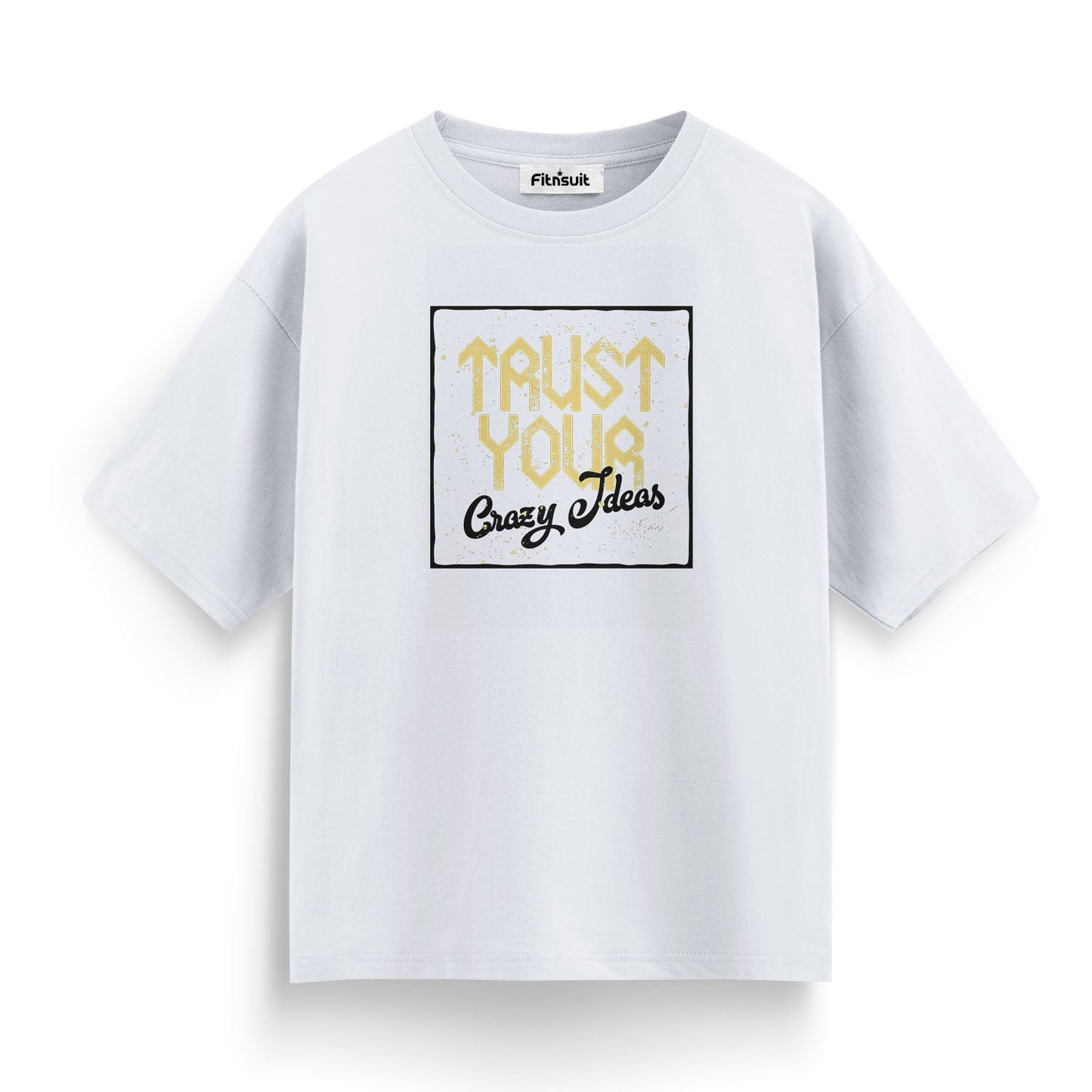 Trust Your Crazy Ideas Script Style Graphic Designer T-Shirt