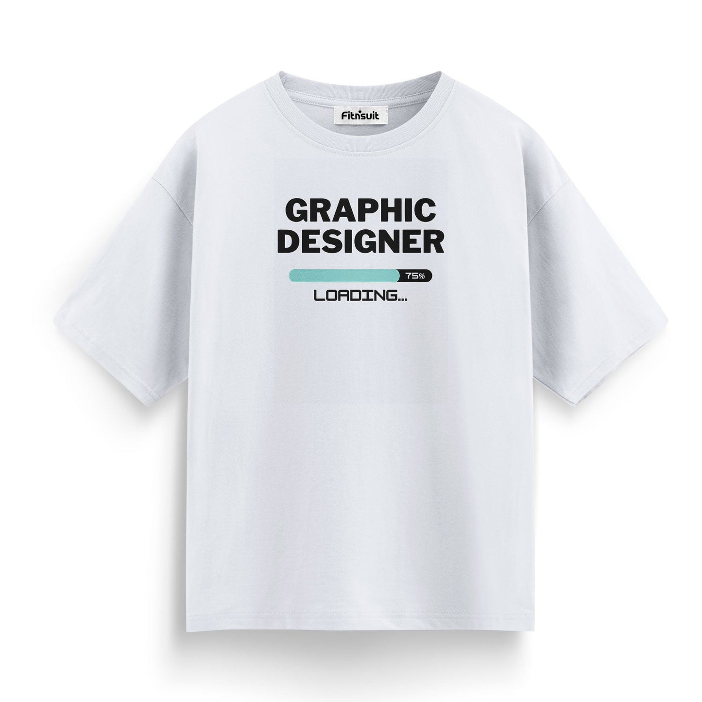 Graphic Designer Loading... 75% Progress Bar Graphic Designer T-Shirt