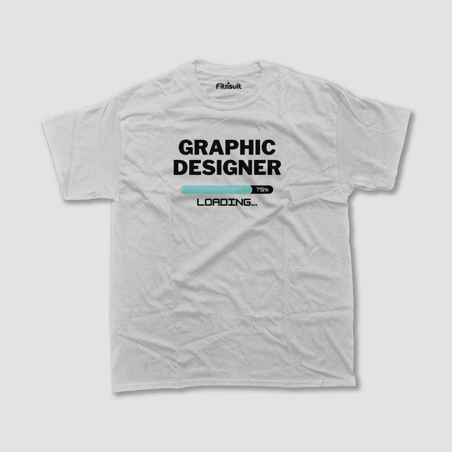 Graphic Designer Loading... 75% Progress Bar Graphic Designer T-Shirt