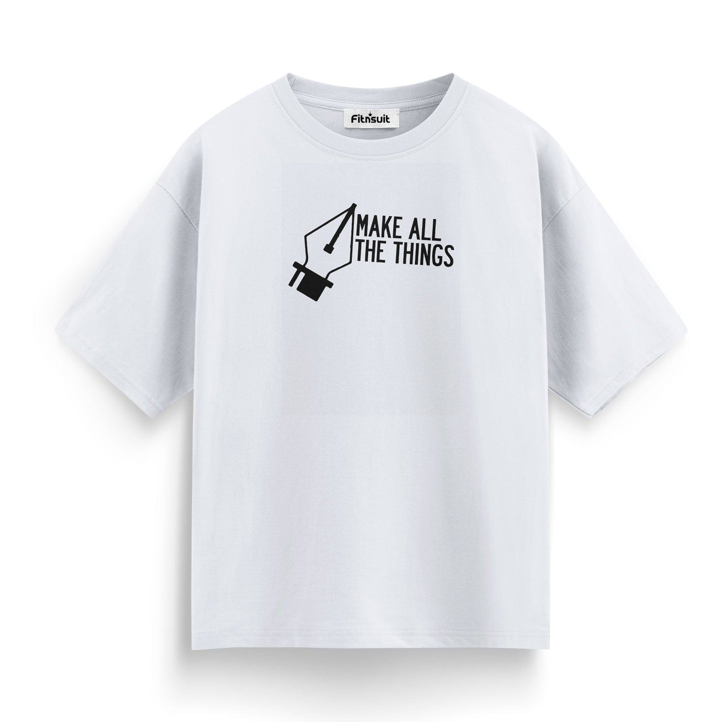 Make All The Things Pen Tool Tip Graphic Designer T-Shirt