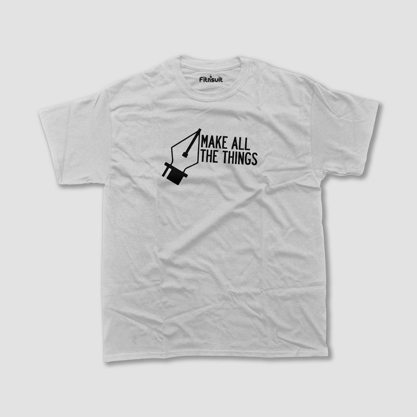 Make All The Things Pen Tool Tip Graphic Designer T-Shirt