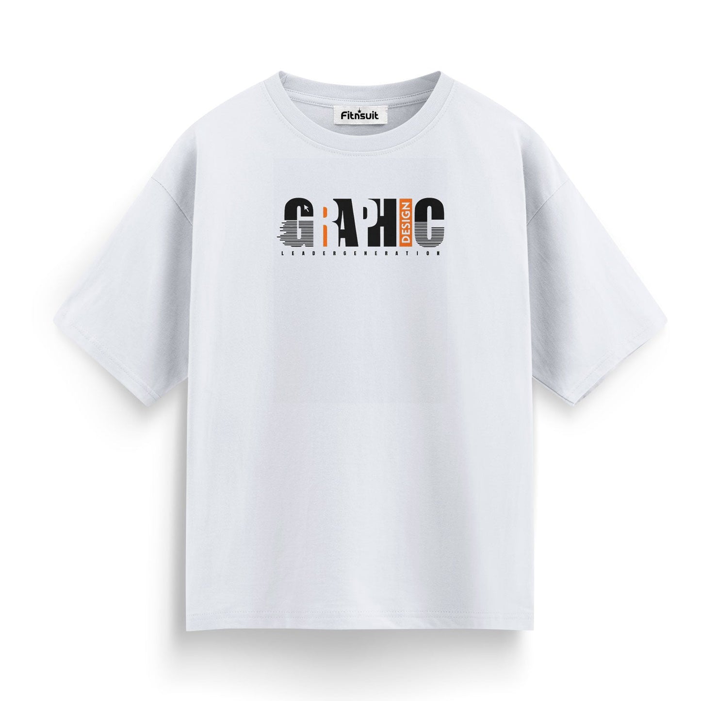 GRAPHIC Text Split Design Graphic Designer T-Shirt