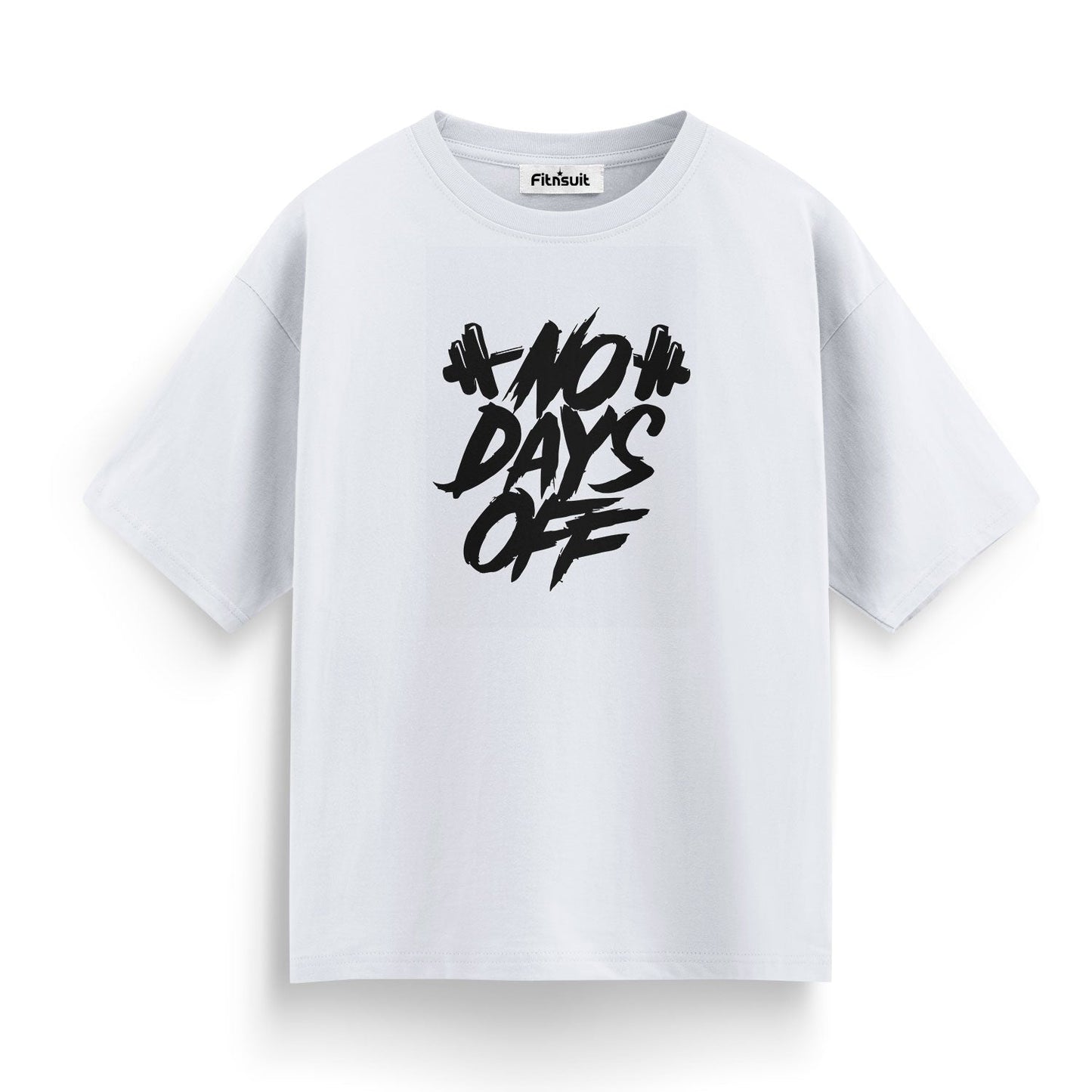 Hashtag No Days Off Bold Gym Motivational T shirt