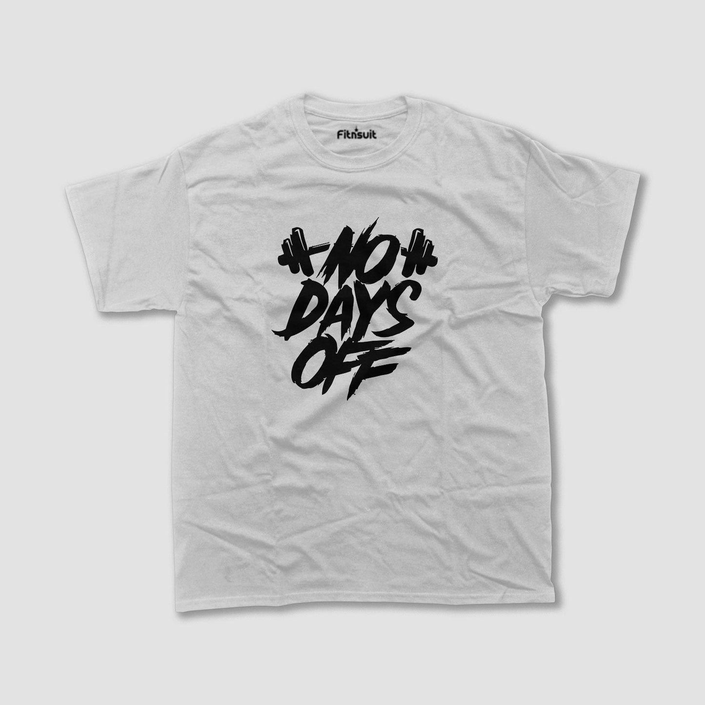 Hashtag No Days Off Bold Gym Motivational T shirt
