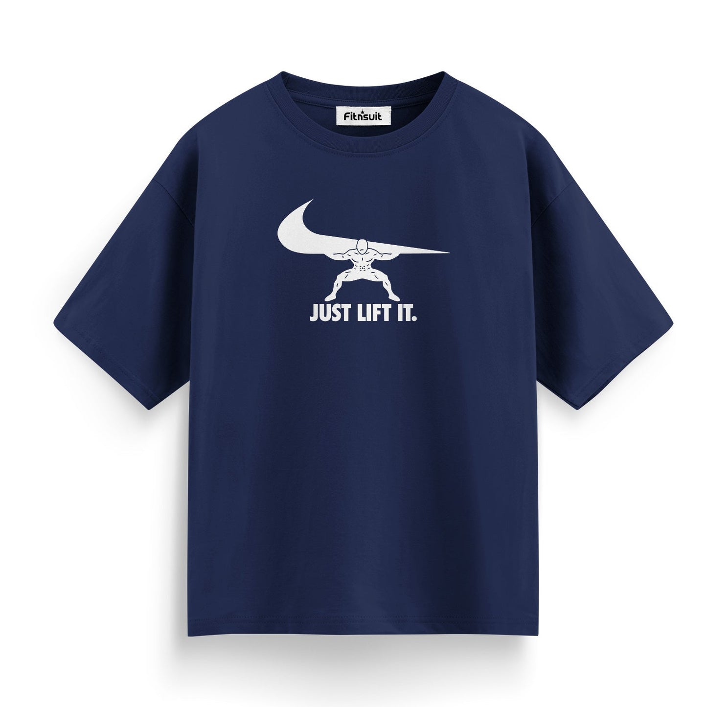 Just Lift It Parody Swoosh Gym Motivational T shirt