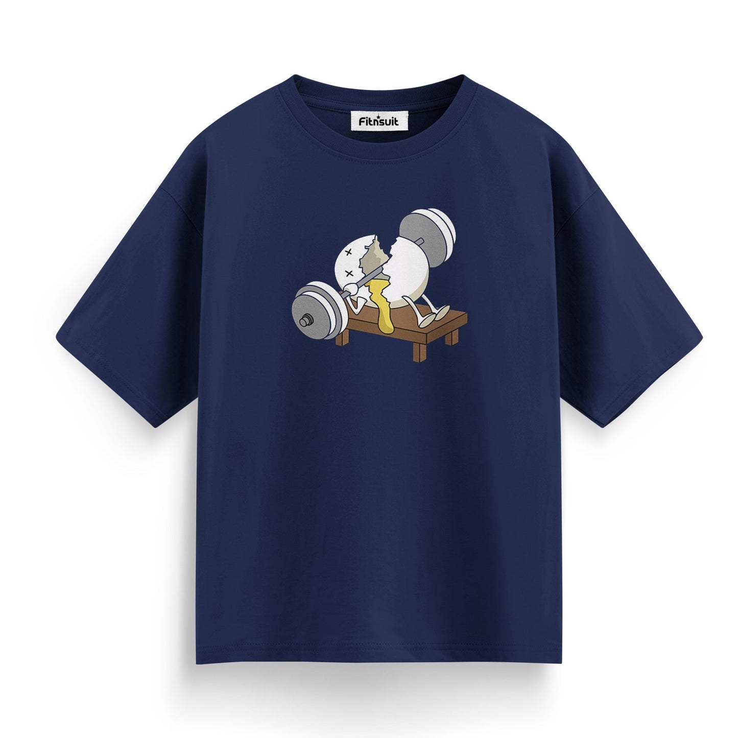 Egg Lifting Barbell Cute Gym Motivational T shirt