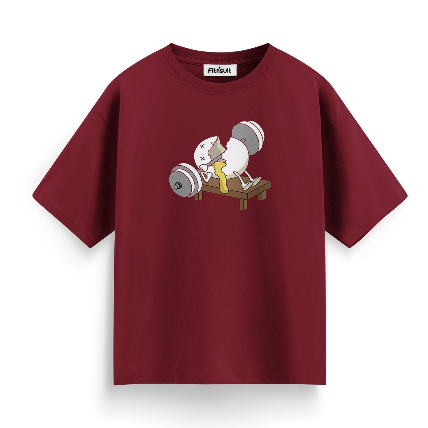 Egg Lifting Barbell Cute Gym Motivational T shirt